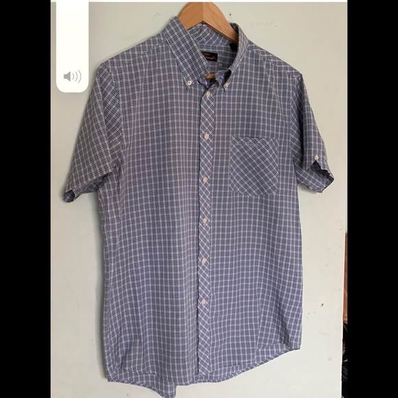 Ben Sherman Other - BEN SHERMAN BLUE WHITE PLAID SHORT SLEEVE